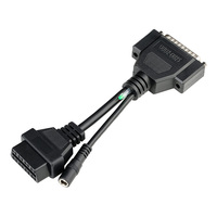 Câble GODIAG OBD2 vers DB25 de bonne qualité, compatible avec les câbles de raccordement colorés DB25