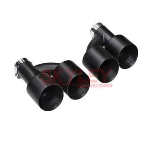 SKYLEY opachi in acciaio inox a doppia punta di scarico universale su misura sistema di scarico silenziatore punta a forma di ugello Ak <span class=keywords><strong>Logo</strong></span> - Product Image 1