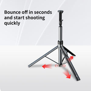 Trépied à selfie automatique TRIOPO 1,79 m avec télécommande, portable, anti-vibrations, pour voyages, vlogs et diffusions en direct - Product Image 3