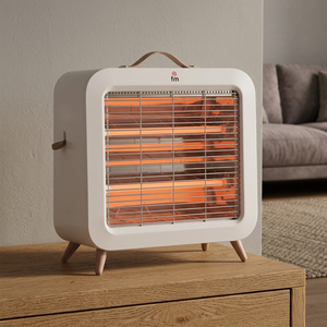 Stufa Alogena Bianca con Barre al Quarzo 700W (FM EV-700) EAN 8427561027321 - Product Image 3
