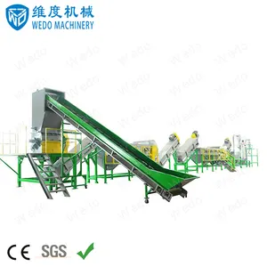 Wedo Machinery Professional Sales Team And Big Discount In 2023 Holiday HDPE Bottle Washing Recycling Machine