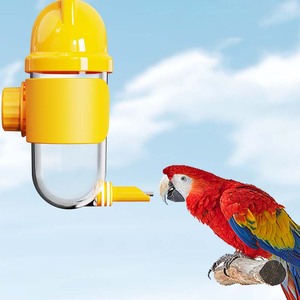Penjualan Terbaik nampan plastik mewah aksesoris hewan peliharaan botol makan gantung putih untuk burung kucing anjing penggunaan rumah sehari-hari - Product Image 5