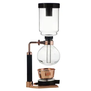 Ecocoffee ev cam vakum kahve sifon Maker sifon çay Percolator barista araçları 300/500ml
