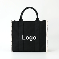Sac à bandoulière et sac à main en toile grande capacité pour femme, personnalisé avec logo, de marque de créateur, vente en gros