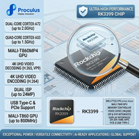 Module de carte RK3399 Android 7-14 avec écran TFT LCD haute performance de 7,0 pouces, double cœur A72 + quad-core A53, 2 Go de RAM DDR4, 8 Go-64 Go