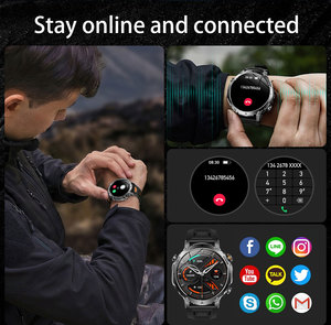 <span class=keywords><strong>Reloj</strong></span> Inteligente AK106 Nuevo con Linterna LED de 1400mAh, Pantalla de 1.7 Pulgadas, Llamadas por Bluetooth, Medidor de Pasos, <span class=keywords><strong>Distancia</strong></span>, Calorías, Frecuencia Cardíaca, Presión Arterial, Oxígeno en Sangre - Product Image 5