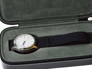 2025 Montre mécanique de luxe haut de gamme pour hommes avec bracelet en nylon, cadran bleu, calendrier et design minimaliste - Product Image 4