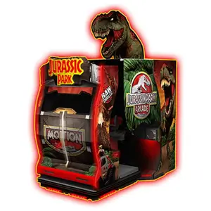 Drei Plus Amusement Arcade Jurassic Park Erwachsene 3D-Schießpistole Münz betriebene Maschine Arcade-Spiel Maschinen schießen