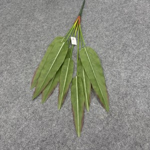 Plantes vertes artificielles Jinxi en PVC souple pour décoration de bureau et de mariage, feuilles écologiques - Product Image 4