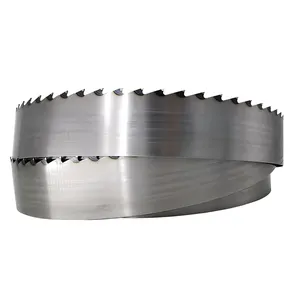 Professional Saw Blade Manufacturer Customizable Alloy Steel 60~65 Hardness Stellie Carbide Band Saw Blade