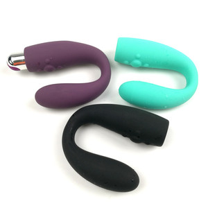Masseur de prostate en forme de U, 10 vitesses, USB, balle en silicone, plug anal pour hommes, double stimulation, stimulation de la prostate et du point G, jouets sexuels rechargeables - Product Image 4
