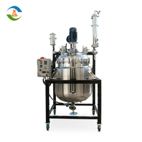 Cuve de réaction en acier inoxydable de 100 L avec agitateur et enveloppe chauffante pour le mélange chimique et le traitement des émulsions