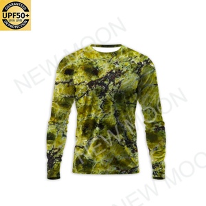 Chemise de pêche unisexe à manches longues personnalisée, protection solaire UPF 50+, évacuation de l'humidité, polyester avec ventilation en maille à séchage rapide - Product Image 2