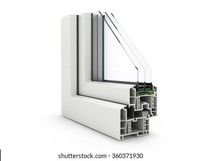 Co-extrusion plastique à double vis conique contrepoussante, rapport L/D 33:1, pour profilés PVC/UPVC de portes, fenêtres et meubles