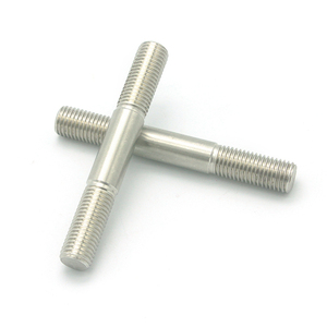 Stainless Steel Double End Thread <b>Welding</b> Stud Bolt With Two Nuts Industrial Fasteners Hardware <b>Kit</b> - Product Image 3