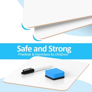 Double Sided khô-<span class=keywords><strong>x</strong></span>óa lapboard bảng trắng nhỏ cho trẻ em và sinh viên - Product Image 3
