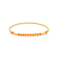 Bracelet Bohème Perlé KKBEAD pour Femme, Multicolore, Coquillages, Perles, Pierres, Plaqué Or, Empilable, Bijou Tendance pour les Vacances