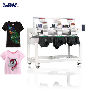 Máquina de bordar de costura automática Sing <span class=keywords><strong>2</strong></span> 4 6 Head, máquina de bordar de ordenador de cinta plana para camiseta con sombrero 3D de aguja múltiple de - Product Image 6