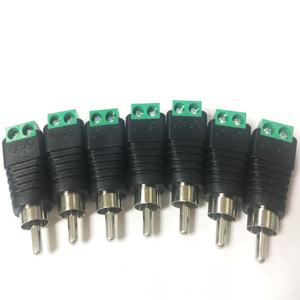 RCA إلى محطة كتلة موصل RCA محطة كتلة إلى كاميرا CCTV فيديو Balun RCA أنثى/ذكر جاك AV محول المسمار - Product Image 3