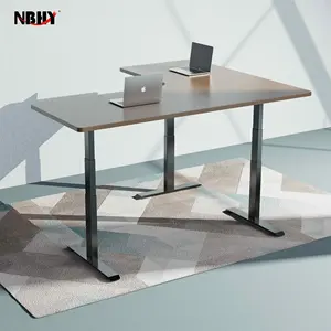 L形站立桌、高度可调电动转角桌、48英寸家庭办公桌