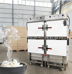 QDMECH - Cuiseur vapeur commercial en acier inoxydable de qualité alimentaire pour riz, pains vapeur et plats - <span class=keywords><strong>Armoire</strong></span> vapeur - Product Image 3