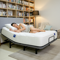 Lit électrique en fer de qualité supérieure, taille King, confort réglable, vente en gros |   Moteur Okin au design moderne, capacité de 300 kg