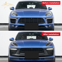 Kit carrosserie style GTS 2023 pour Porsche Macan 2014-2018 95B.1 PP Pare-chocs avant et arrière, jupes latérales, diffuseur (lumières et couvercle de coffre exclus)