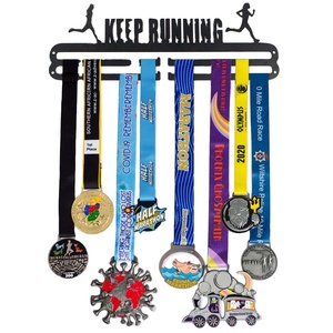 Aangepaste Metalen Sport Medaille Houder Wandsteun Display Frame <span class=keywords><strong>Rack</strong></span> - Product Image 1
