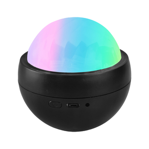 Minimalistischer DIY-Projektor, Farbenfrohe Wellen-Sensorische Tischlampe für Schlafzimmer, USB-Betriebenes Nachtlicht, Schwarzer Deckenprojektor - Product Image 6