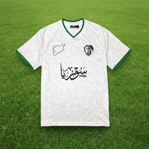 <span class=keywords><strong>Camiseta</strong></span> de la Selección de Fútbol de Siria para Hombre, <span class=keywords><strong>Nueva</strong></span> <span class=keywords><strong>Camiseta</strong></span> de Fútbol con Gráfico de la Bandera de Siria, 100% Poliéster, <span class=keywords><strong>Camiseta</strong></span> de Entrenamiento - Product Image 2