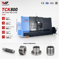 Tour de perçage et de fraisage WOJIE Tour combiné Fanuc TCK800