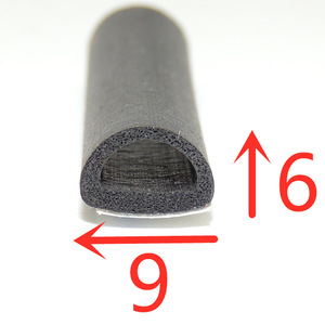Tira de sellado de caucho EPDM de 2 mm de grosor para sellar puertas y gabinetes - Product Image 4