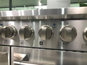 48 بوصة ثنائي الوقود فرن كهربائي 8 موقد غاز مواقد مع صينية - Product Image 6