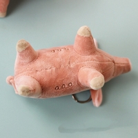 Peluche de cochon rose douce et moelleuse de grande taille, jouet en peluche, porte-clés, poupée en peluche, vente en gros de cochons en peluche mignons en Chine, porte-clés en peluche