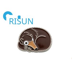 Fabricación de Broches de Esmalte Personalizados con Forma de Echidna <span class=keywords><strong>Gigante</strong></span> y Bebé, Joyería de Animales - Product Image 6