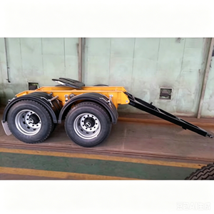 Remolque de Plataforma con Barra de Tracción de 40 Toneladas de Capacidad, Remolque de 2 Ejes y 8 Ruedas - Product Image 2