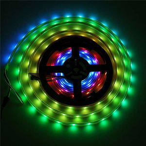 Bande lumineuse intelligente Bande RVB Diode Enveloppée Pixel Néon Atmosphère Lampes 5M Bande Flexible Lampe <span class=keywords><strong>TV</strong></span> Éclairage de fond - Product Image 1