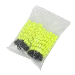 Flotteur de pêche en rivière à profil en T rouge fluorescent Seven Star Float, conception sensible, lot en vrac - Product Image 3