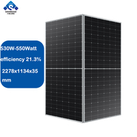 Panneau solaire bifacial 550w Panneaux solaires 550w 20 pièces Panneaux solaires 550 Watt Monocristallin