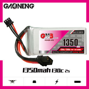 GAONENG GNB 1350MAH 2S 7.4V 130C XT60 LiPo电池FPV赛车无人机 - Product Image 2