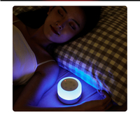 Lampe de thérapie sonore de vague de pluie en gros, bruit blanc pour bébé, veilleuse