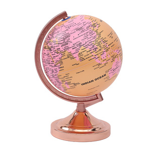 โลกแนววินเทจ20cm เครื่องมือสำหรับการเรียนการสอนสากลโลกพีวีซีภาษาอังกฤษสีสันสดใสสำหรับการเรียนการสอนในภูมิศาสตร์การศึกษา - Product Image 2