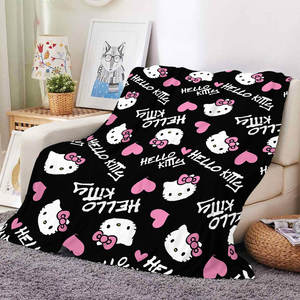 Manta de Felpa Suave y Cálida con Diseño de Gato Kawaii, para Niños y Bebés, Mantas de Dibujos Animados para Niños, Venta al Por Mayor - Product Image 3
