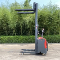 Usine Directe Électrique Alimenté Transpalette Gerbeur Machine 1.5Ton 2Ton Marche Chariot Élévateur Opération Manuelle pour la Vente au Détail