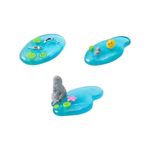 Nuovi ornamenti decorativi realistici per paesaggistica transfrontaliera: animali acquatici, muschio, giardini, fai da te, piccoli ornamenti da scrivania - Product Image 5