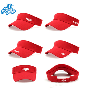 Factory Price Visor <strong>Hat</strong> Custom Designer Logo Multi-colors Visor <strong>Hats</strong> Men Women Cheap Custom Advertising <strong>Lighted</strong> Visor Cap - Product Image 2