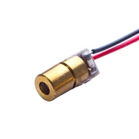 Módulo Láser Cilíndrico Rojo con Cables de Conexión, Dispositivo Láser de Puntos de 650nm, Tamaño Normal 6.0 6.5, Producción Personalizable