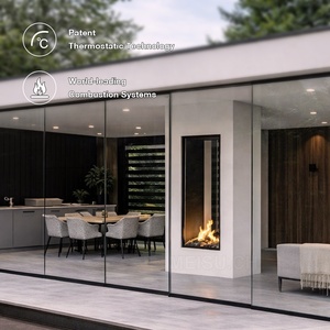 <span class=keywords><strong>Cheminée</strong></span> à gaz encastrée MEISU.CH personnalisable avec support flottant, <span class=keywords><strong>pour</strong></span> intérieur, à combustion gazeuse, design moderne et luxueux, avec armoire en verre – <span class=keywords><strong>Prix</strong></span> compétitifs - Product Image 2