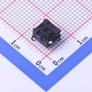 TC-06104-043E Tactile Switch SMD-4P,6x6mm Switch Single Pole Single Throw Round Button 2.6N Vertical Mount - Product Image 2