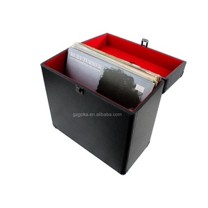 <span class=keywords><strong>Valise</strong></span> de rangement à plateau tournant de 12 pouces <span class=keywords><strong>valise</strong></span> portable anti-poussière couleur noire - Product Image 6